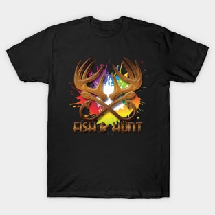 Fish & Hunt Rainbow T-Shirt